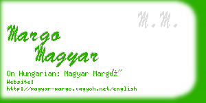 margo magyar business card